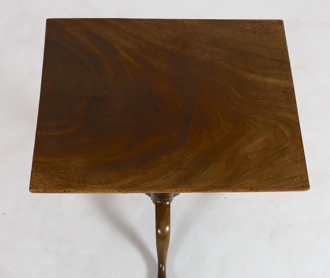 A George III mahogany tripod table